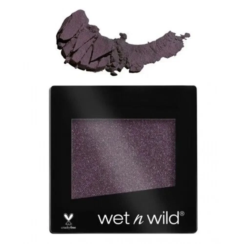 Wet n Wild Color Icon Eyeshadow Single 346A MESMERIZED, dark purple shade x2
